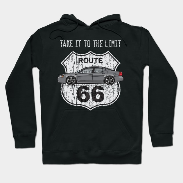 Route 66 Gray Hoodie by JRCustoms44